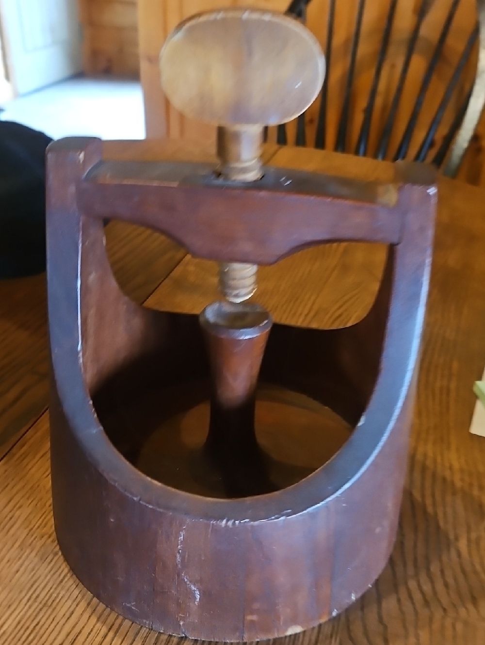 Danish MODERN STAVED TEAK NUTCRACKER BOWL BY JHQ